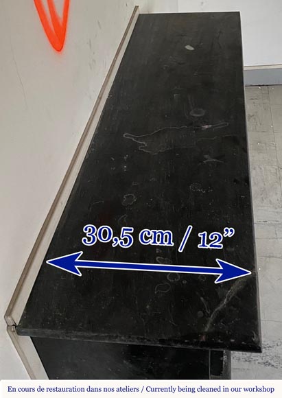 Small mantel in Black marble Small mantel in Black marble-6