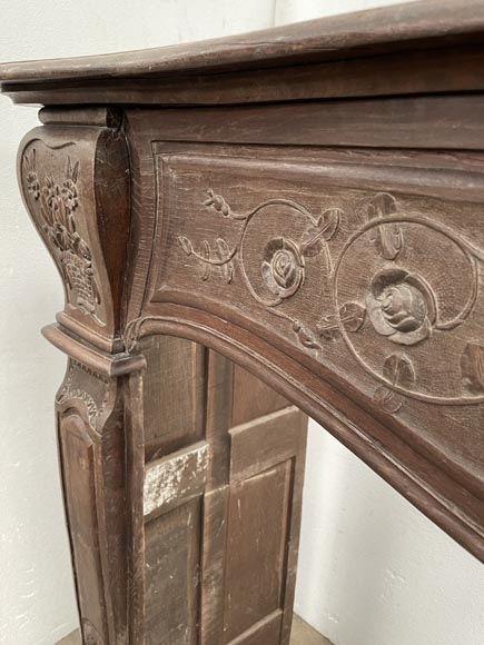 Louis XV period oak fireplace Louis XV period oak fireplace-5