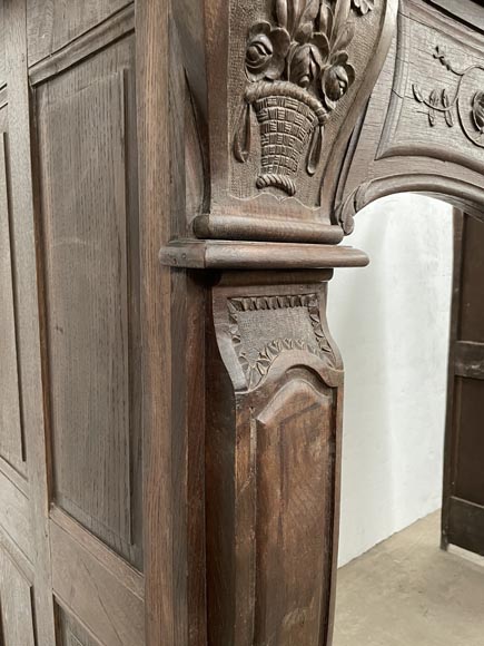 Louis XV period oak fireplace Louis XV period oak fireplace-7