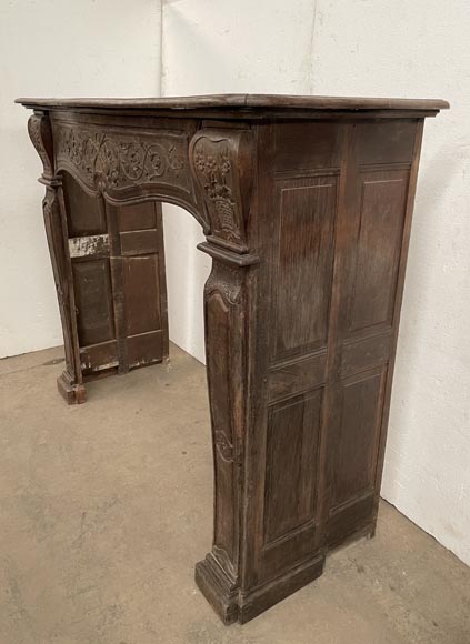 Louis XV period oak fireplace Louis XV period oak fireplace-9