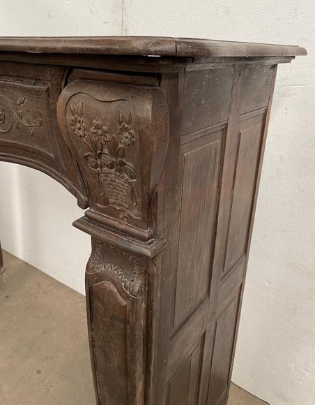 Louis XV period oak fireplace Louis XV period oak fireplace-10