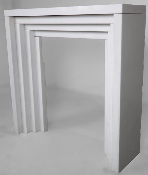 Modern fireplace in Art Deco style Modern fireplace in Art Deco style-5