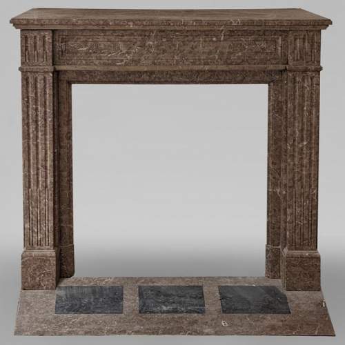 Louis XVI style fireplace in Lunel marble