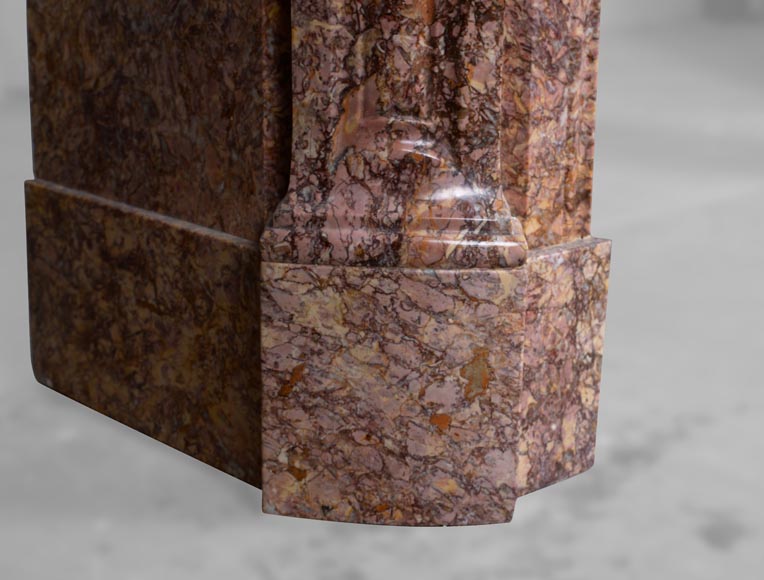 Louis XV style mantel in Brocatelle marble Louis XV style mantel in Brocatelle marble-3