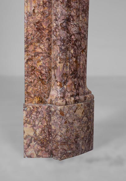 Louis XV style mantel in Brocatelle marble Louis XV style mantel in Brocatelle marble-7