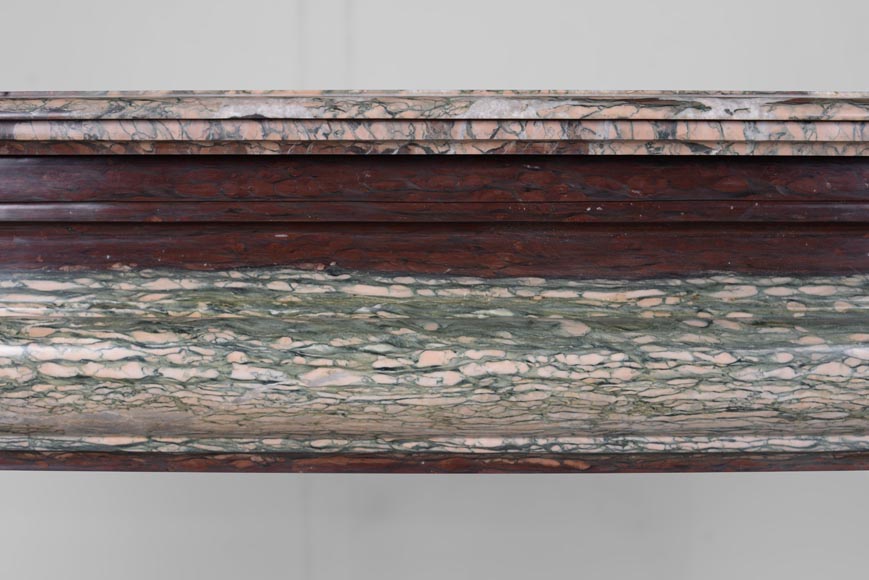 Louis XIV style mantel in Campan marble Louis XIV style mantel in Campan marble-1