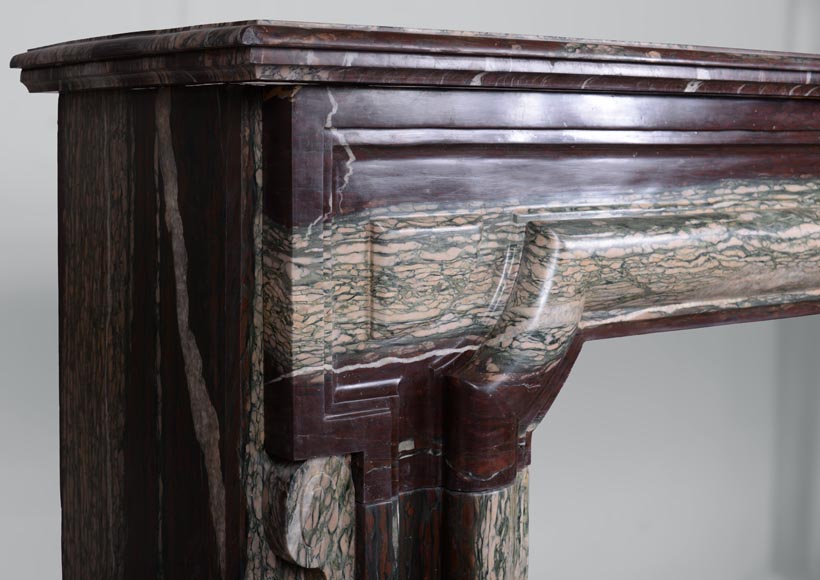 Louis XIV style mantel in Campan marble Louis XIV style mantel in Campan marble-3