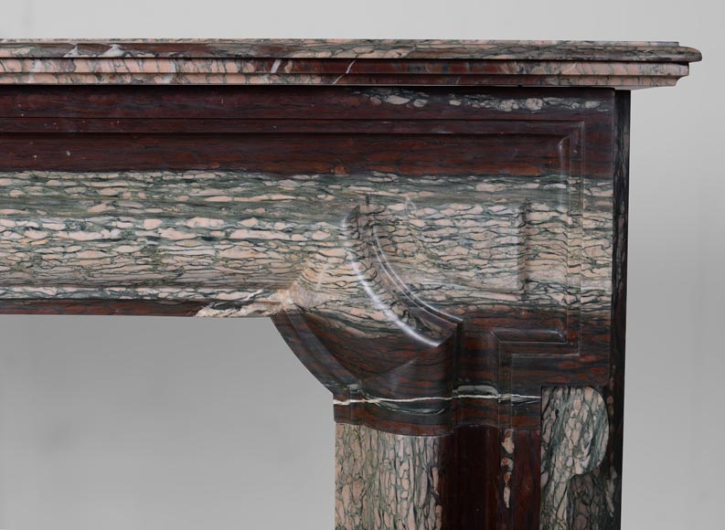Louis XIV style mantel in Campan marble Louis XIV style mantel in Campan marble-7