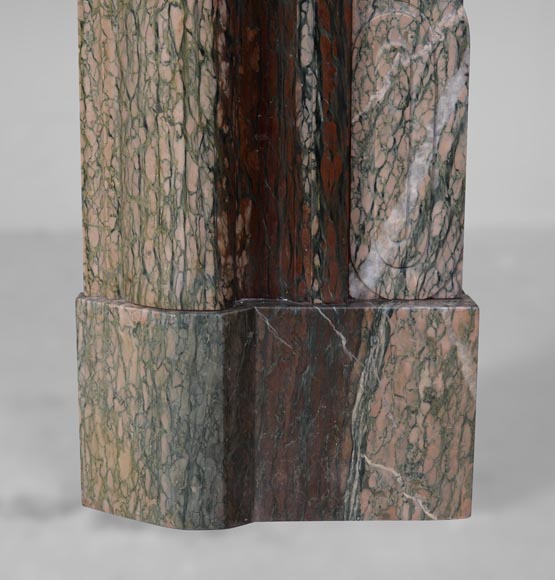 Louis XIV style mantel in Campan marble Louis XIV style mantel in Campan marble-9