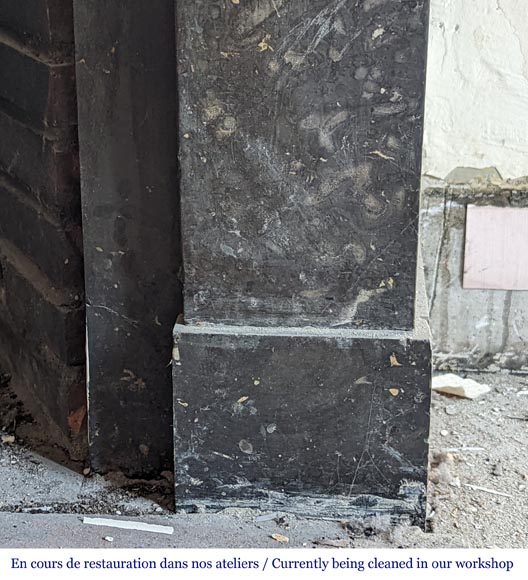 Napoleon III style marble mantel Napoleon III style marble mantel-7