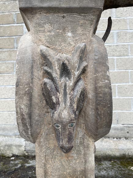 Stone mantel, 17th century Stone mantel, 17th century-4