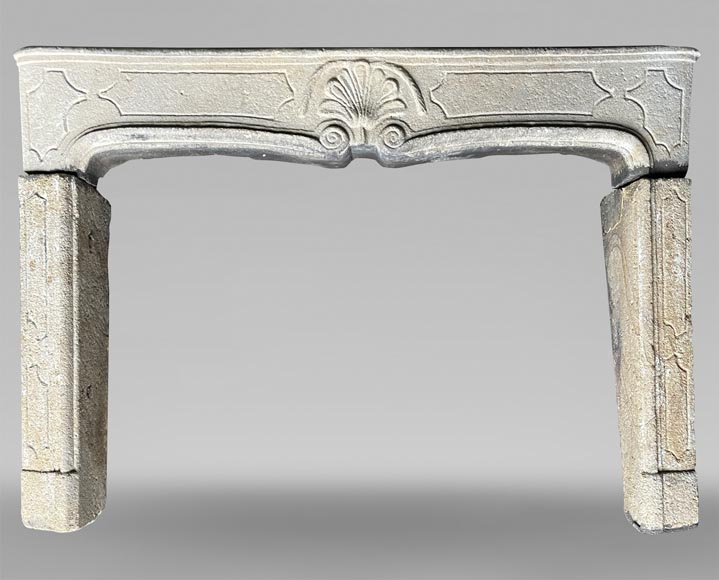 Louis XV period stone mantel Louis XV period stone mantel-0