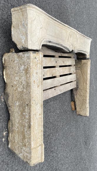 Louis XV period stone mantel Louis XV period stone mantel-4