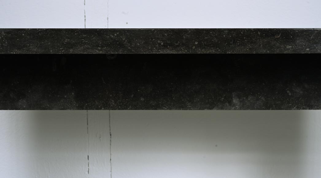 Directoire style mantel with detached columns in statuary marble and granite Directoire style mantel with detached columns in statuary marble and granite-1