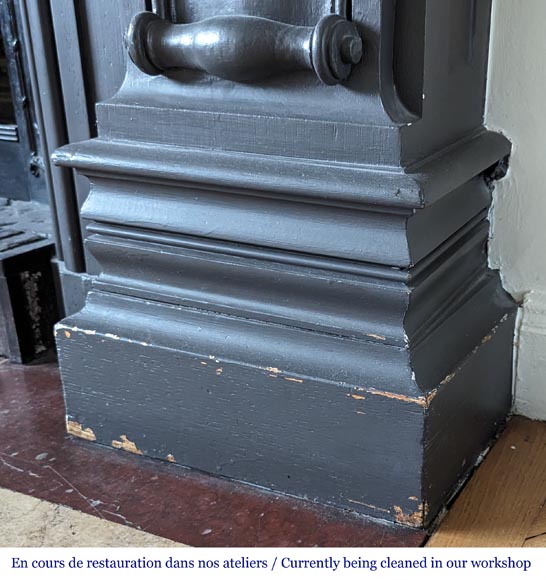 Napoleon III style mantel in painted wood Napoleon III style mantel in painted wood-11