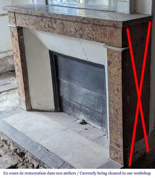 Directoire period mantel in Breche d'Alep Directoire period mantel in Breche d'Alep-5