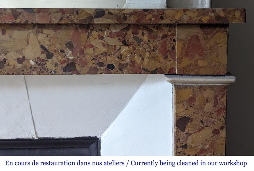 Directoire period mantel in Breche d'Alep Directoire period mantel in Breche d'Alep-6