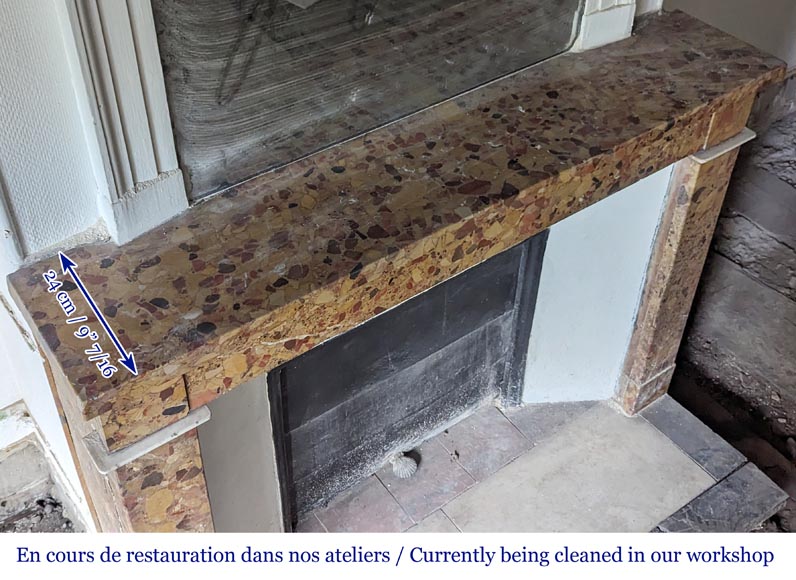 Directoire period mantel in Breche d'Alep Directoire period mantel in Breche d'Alep-8