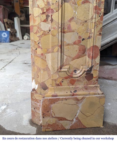 Regence style mantelpiece in Breche d'Alep Regence style mantelpiece in Breche d'Alep-9