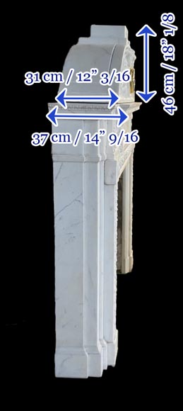 Napoleon III Fireplace with Clock, musical Putti Napoleon III Fireplace with Clock, musical Putti-6