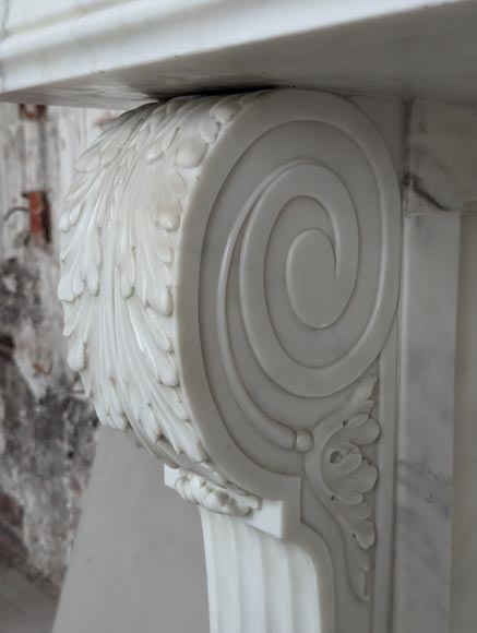 Louis XVI marble console with goat's feet Louis XVI marble console with goat's feet-3