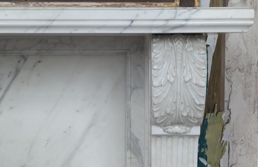 Louis XVI marble console with goat's feet Louis XVI marble console with goat's feet-6