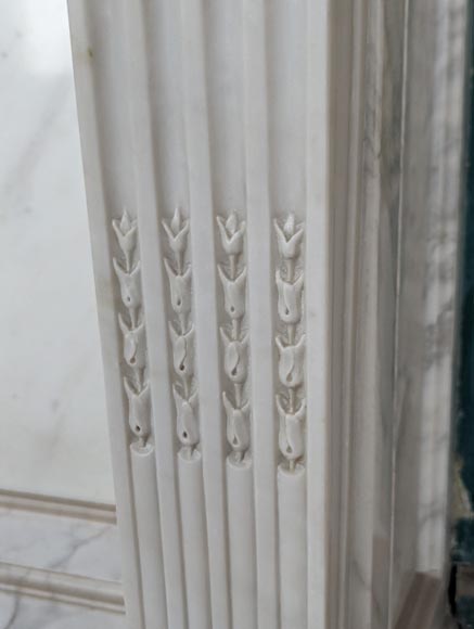 Louis XVI marble console with goat's feet Louis XVI marble console with goat's feet-7