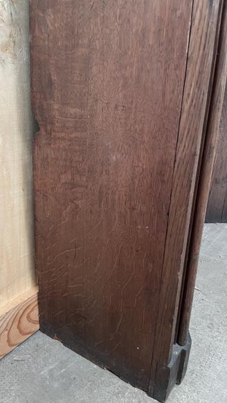 Louis XIV style oak mantel Louis XIV style oak mantel-3