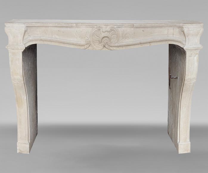 Louis XV style Bourguignonne stone mantel Louis XV style Bourguignonne stone mantel-0