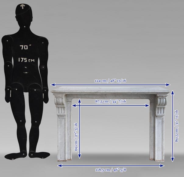 Napoleon III style marble console table Napoleon III style marble console table-7