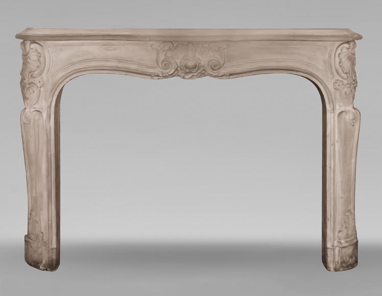 Louis XV style stone mantel Louis XV style stone mantel-0