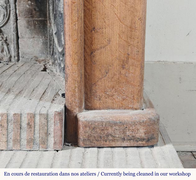 Cheminée en bois de style Napoléon III Cheminée en bois de style Napoléon III-7