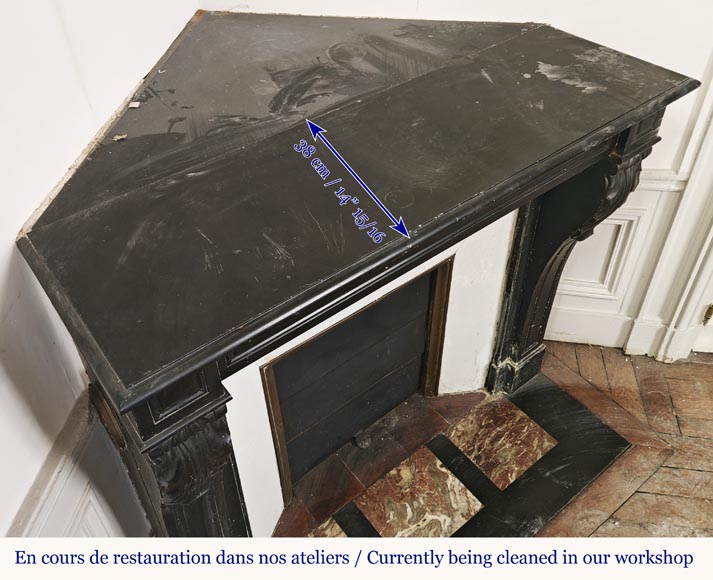 Napoleon III style fireplace with Napoleon III style fireplace with