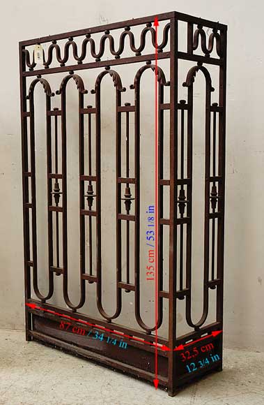 Wrought iron radiator screen Wrought iron radiator screen-1