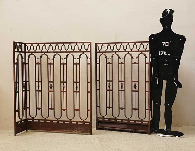 Wrought iron radiator screen Wrought iron radiator screen-10