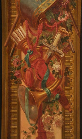 Cartoon for two entre-fenetre tapestry panels Cartoon for two entre-fenetre tapestry panels-8