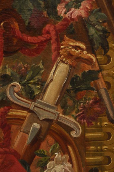 Cartoon for two entre-fenetre tapestry panels Cartoon for two entre-fenetre tapestry panels-9