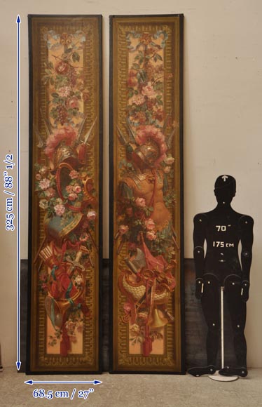 Cartoon for two entre-fenetre tapestry panels Cartoon for two entre-fenetre tapestry panels-14