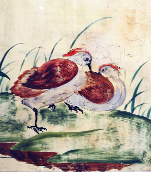 Paneled room with Coromandel lacquer panels Paneled room with Coromandel lacquer panels-10