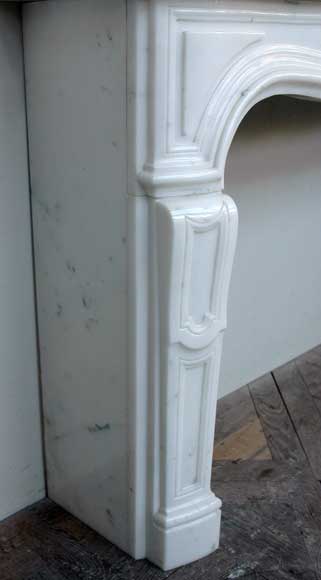Semi-statuary marble mantel made in 1960 Semi-statuary marble mantel made in 1960-4