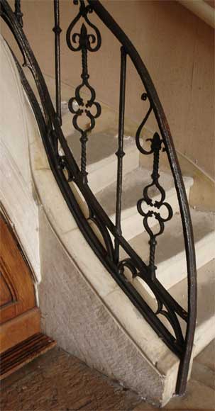 Iron Gothic style banister  Iron Gothic style banister -3