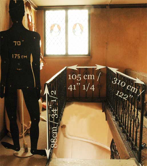 Iron Gothic style banister  Iron Gothic style banister -6