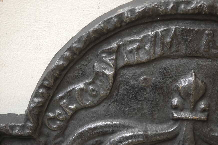 Cast iron fireback  Cast iron fireback