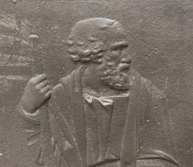 Cast iron fireback  Cast iron fireback