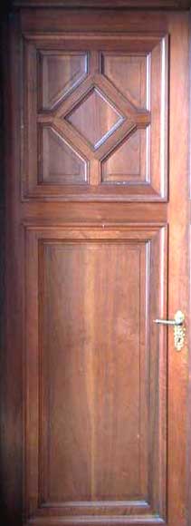 Complete Mahogany panelling for two rooms.-2