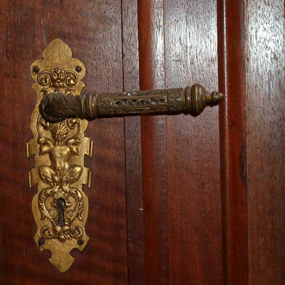 Complete Mahogany panelling for two rooms.-3