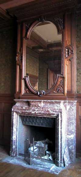 Complete Mahogany panelling for two rooms.-10