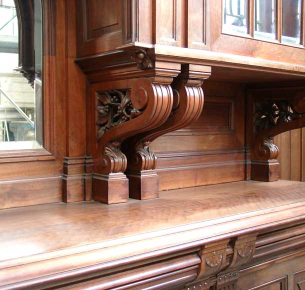 Complete Mahogany panelling for two rooms.-13