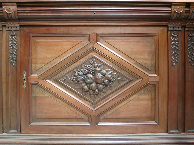 Complete Mahogany panelling for two rooms.-14