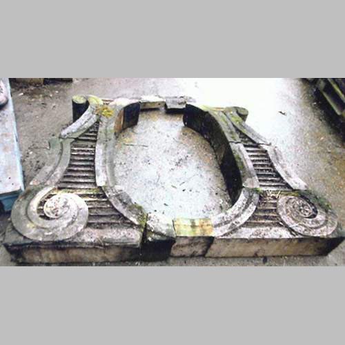 Stone window frame